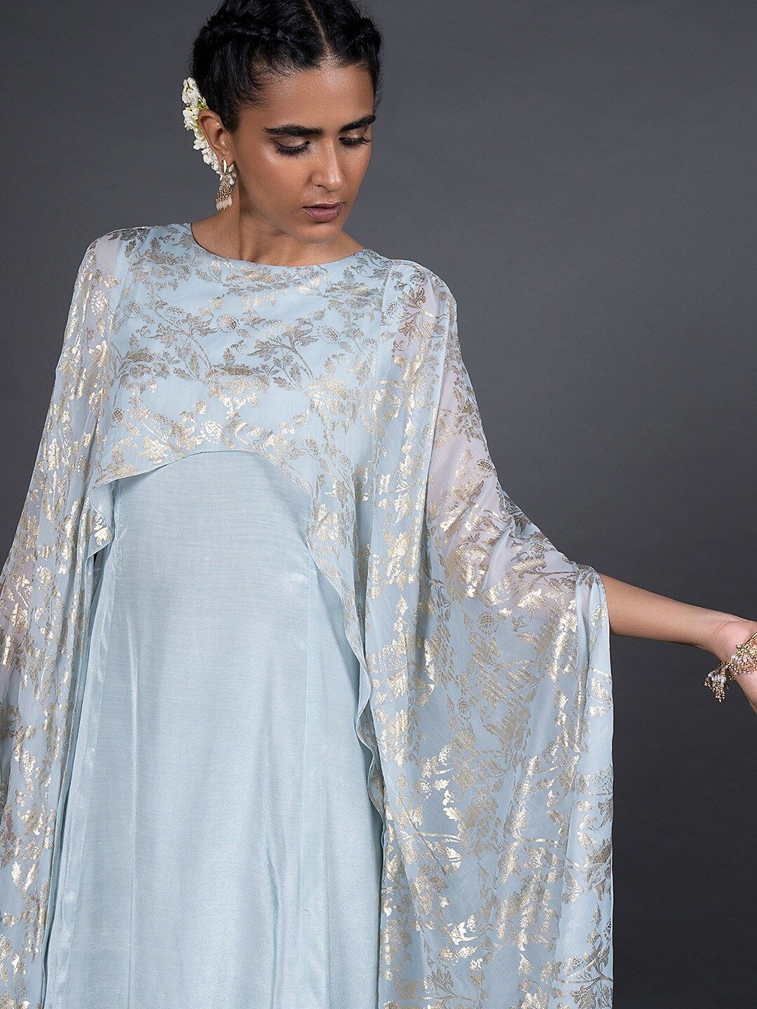 W Blue Ethnic Maxi Maxi Ethnic Dress