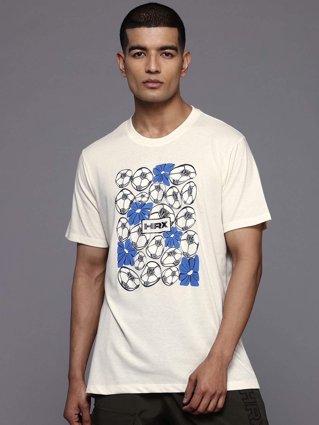 HRX by Hrithik Roshan Men Printed Lifestyle T-shirt