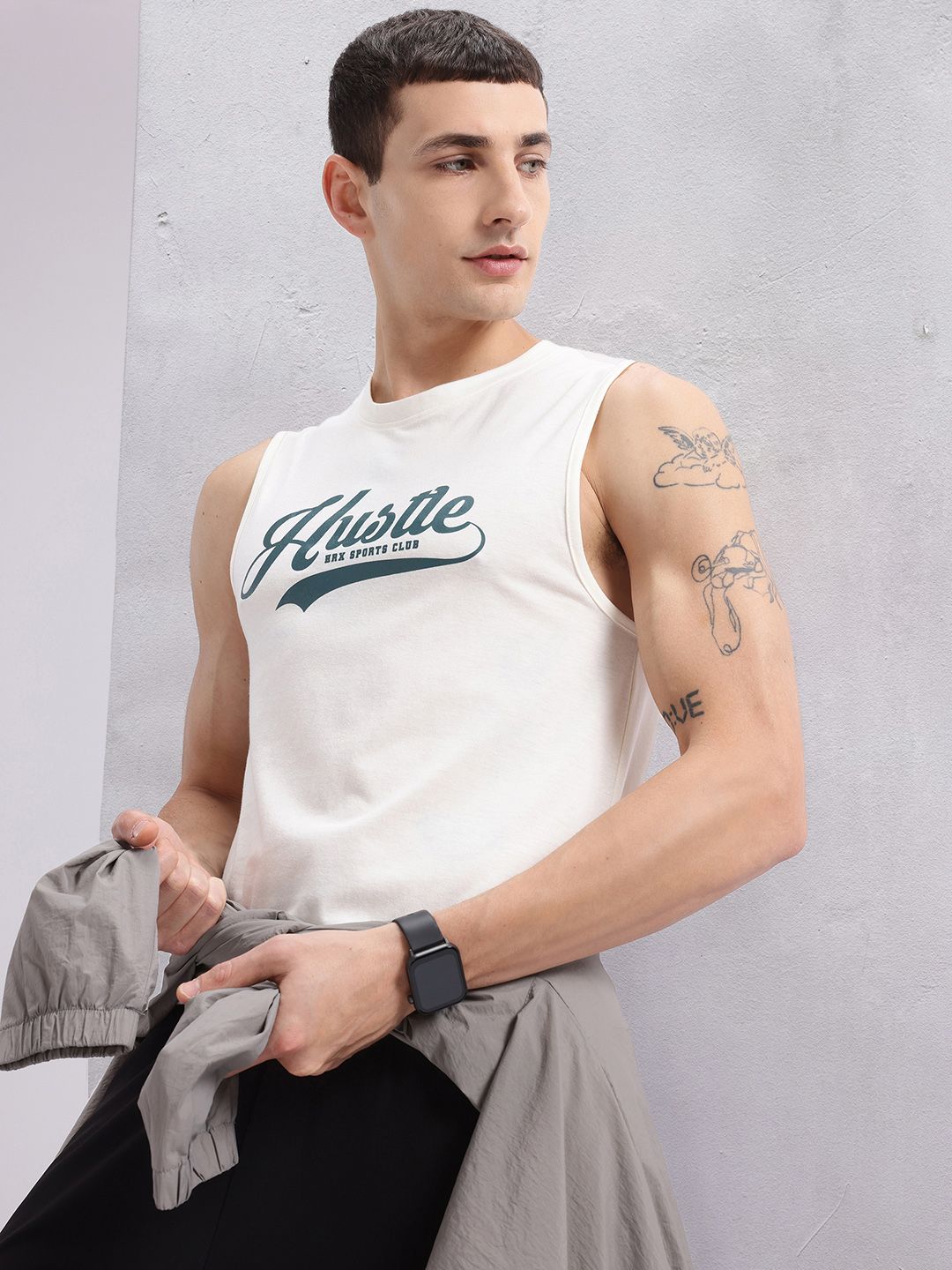 HRX by Hrithik Roshan Men Typography Printed T-shirt