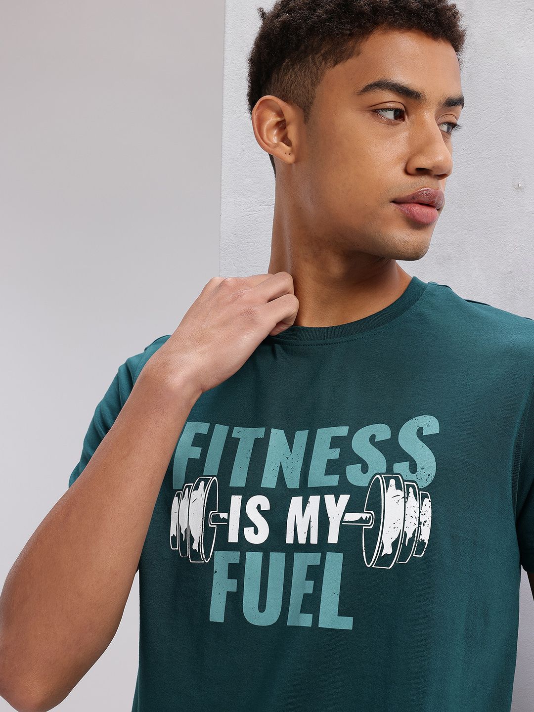 HRX by Hrithik Roshan Typography Printed Training T-shirt