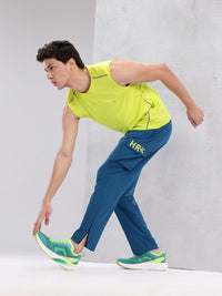 HRX by Hrithik Roshan Men Brand Logo Print Rapid-Dry Training Cargos with Side Slits