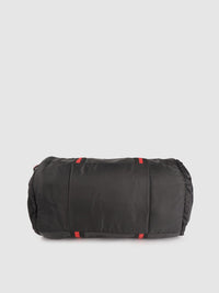 Gear Unisex Black Solid Clubsport Duffel Bag with Brand Logo Print Detail