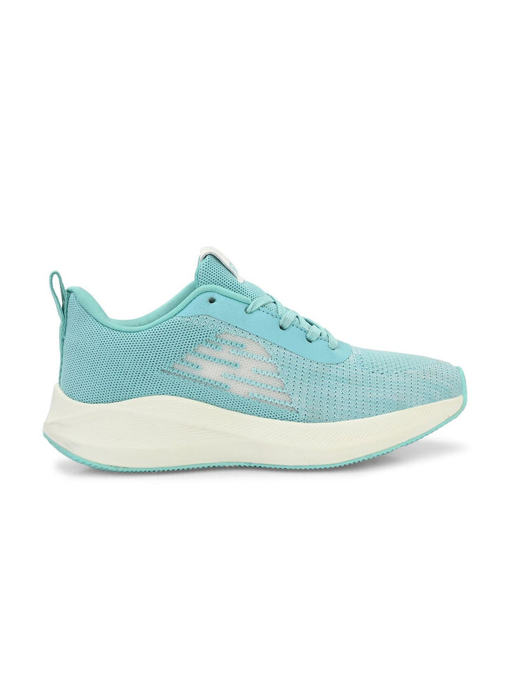 HRX by Hrithik Roshan Women Sea Green & White Memory Foam Mesh Non-Marking Running Shoes