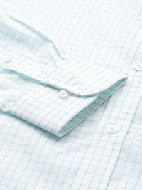 Raymond Pure Cotton Slim Fit Checked Formal Shirt