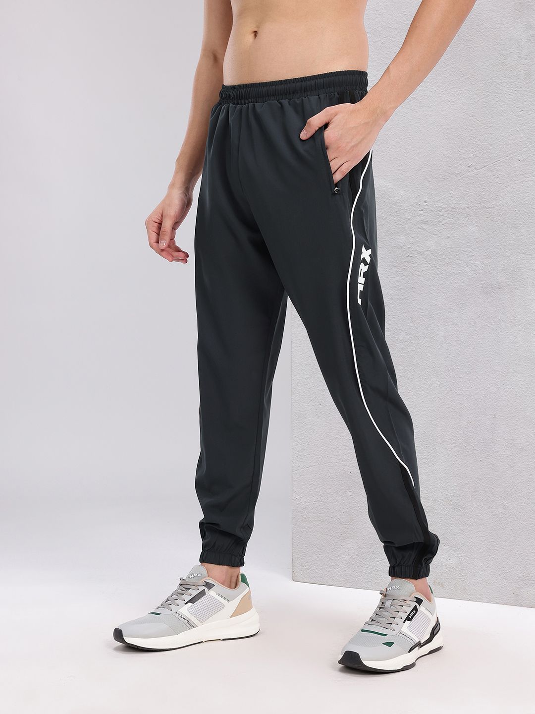 HRX by Hrithik Roshan Men Paneled Training Track pants