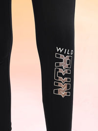 HRX by Hrithik Roshan Women Brand Logo Printed Rapid-Dry Cropped Running Tights