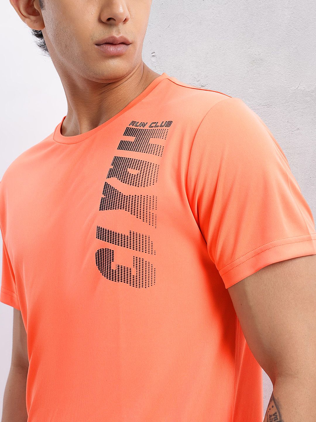 HRX by Hrithik Roshan Men Typography Printed Rapid-Dry Running T-shirt