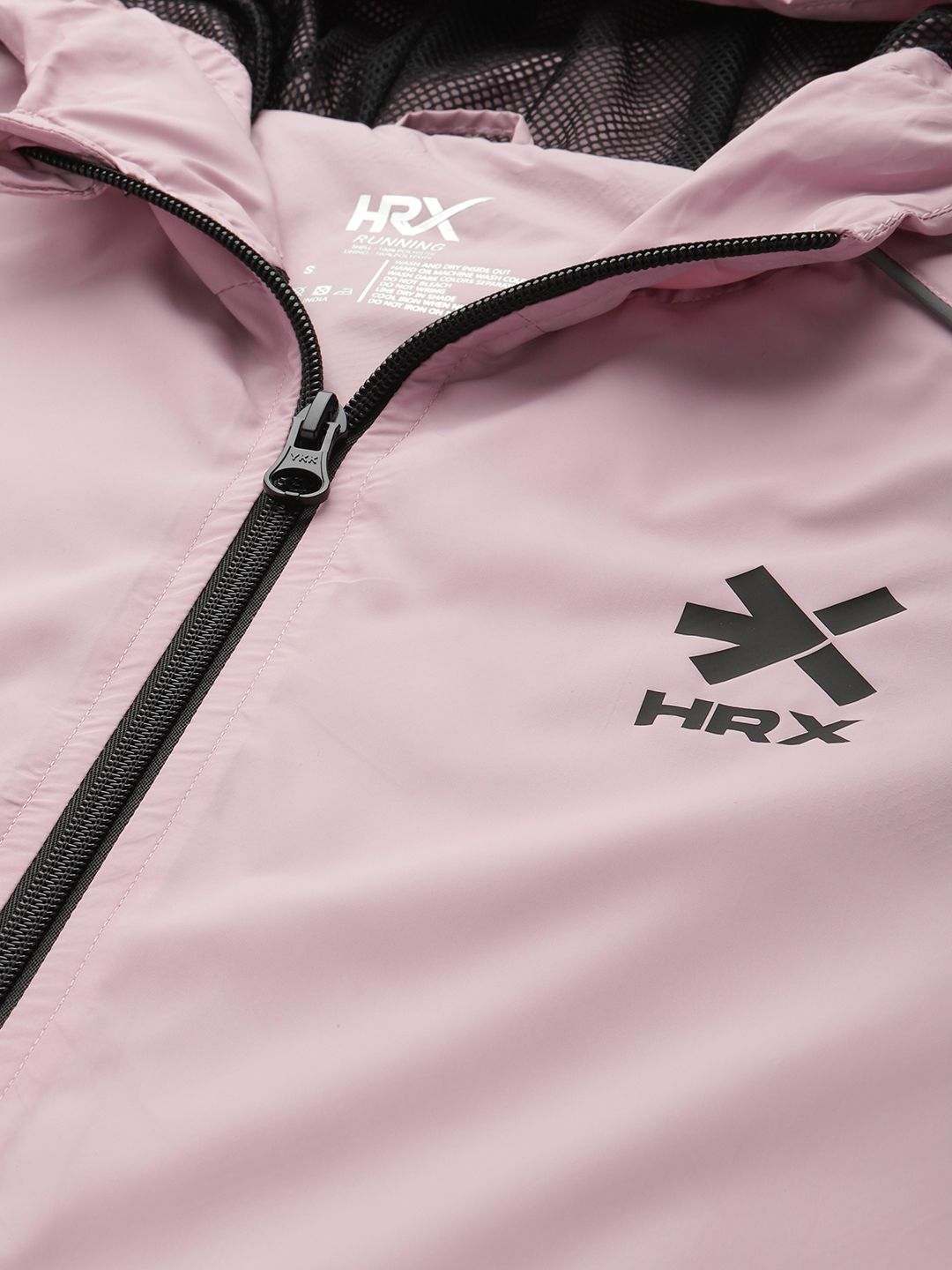 HRX by Hrithik Roshan Rapid-Dry Antimicrobial Running Hooded Sporty Jacket