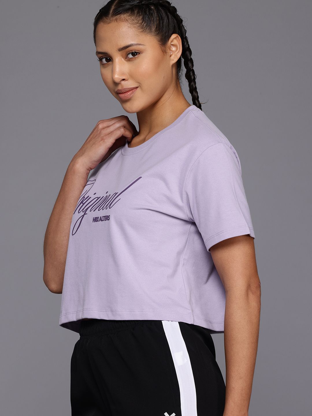 HRX by Hrithik Roshan Typography Printed T-shirt