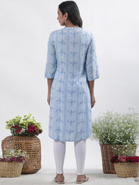 W Printed Regular Kurta with Trouser