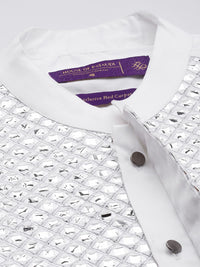 House of Pataudi Pure Cotton Embellished Party Shirt