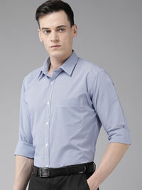 Park Avenue Men Slim Fit Micro Checks Formal Shirt