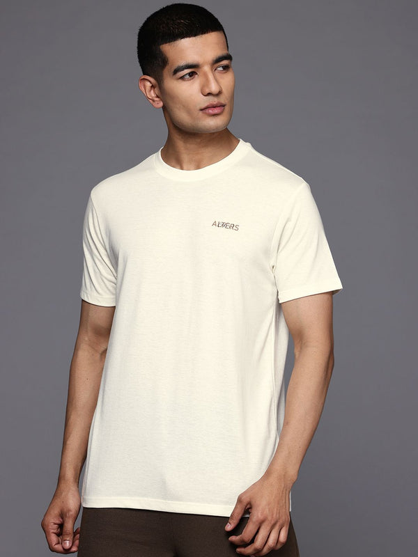 HRX by Hrithik Roshan Round Neck Solid Relaxed Fit Lifestyle T-shirt