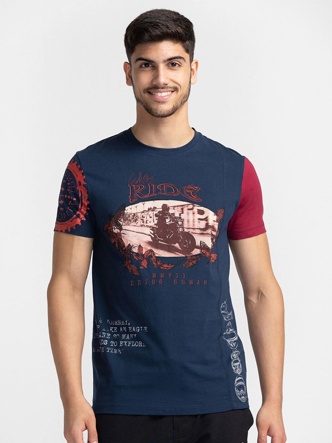 Being Human Graphic Printed T-shirt