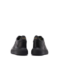 RARE RABBIT Men Cygnus Textured Leather Sneakers