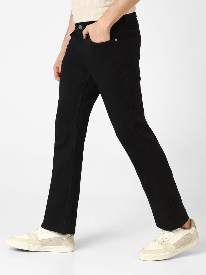 Urbano Fashion Men Mid Rise Stretchable Bootcut Jeans