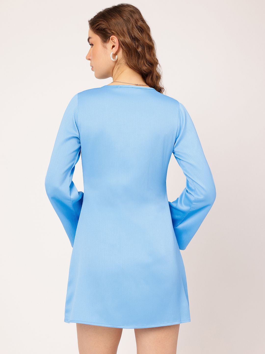 DressBerry Mini Mayhem Keyhole Neck A-Line Dress