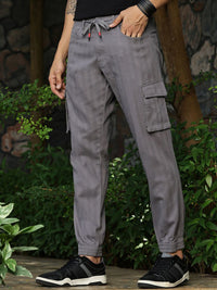 Thomas Scott Men Smart Slim Fit Mid-Rise Cargos Trousers