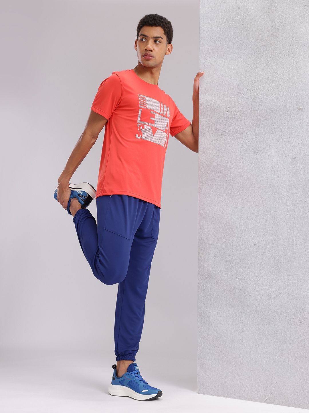 HRX by Hrithik Roshan Men Typography Printed Rapid-Dry Training T-shirt