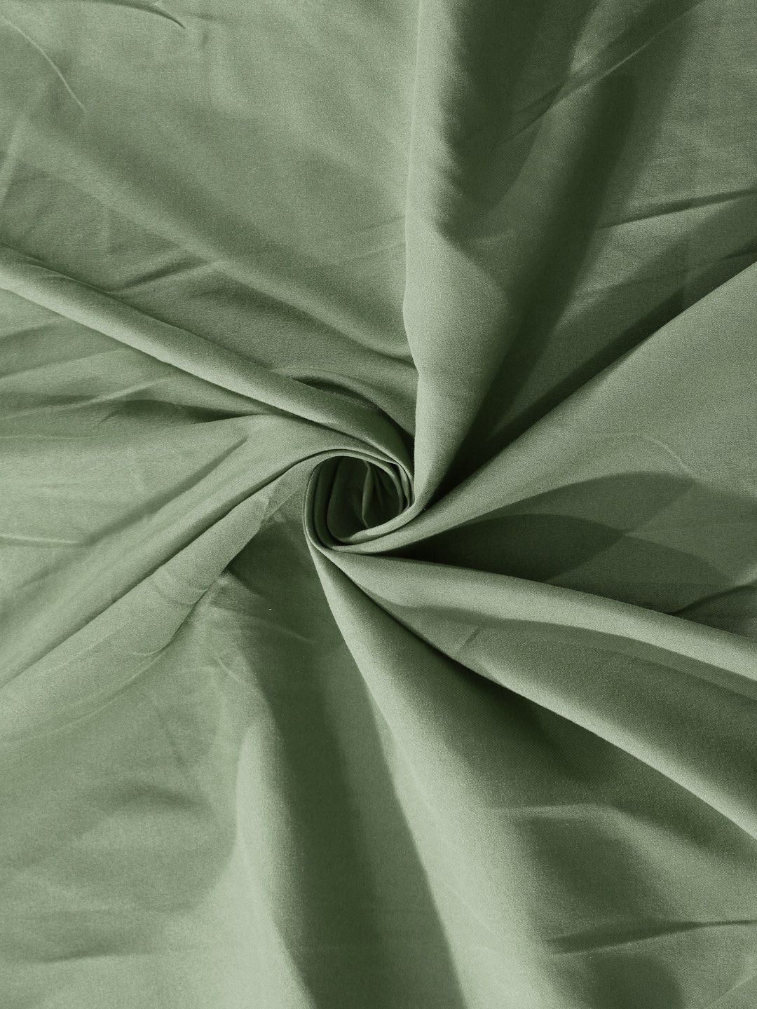 Myntra Elegant Homes Green 300 TC King Double Bedsheet with 2 Pillow Covers
