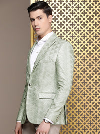 House of Pataudi Single-Breasted Sequinned Blazers