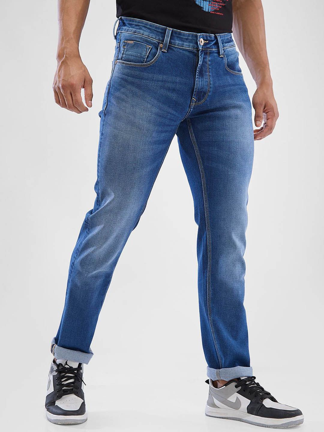 SPYKAR Men Mid Rise Stretchable Clean Look Jeans