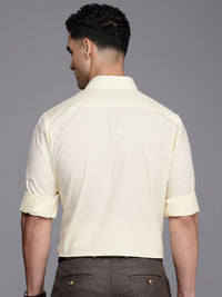 Raymond Slim Fit Opaque Checked Pure Cotton Formal Shirt
