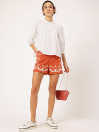 DressBerry Daydream Dames Textured A-Line Top