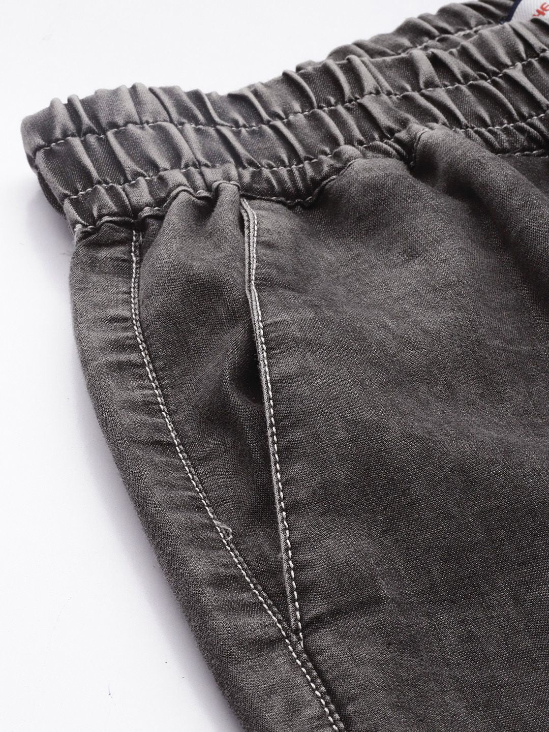 The Indian Garage Co Faded Boxy Fit Denim Utility Casual Co-Ords