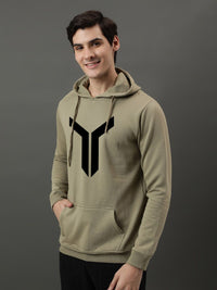 ADRO Graphic Printed Cotton Hooded Sweatshirt