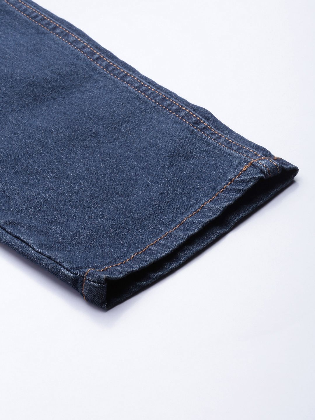The Indian Garage Co Men Blue Slim Fit Light Fade Stretchable Jeans