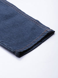 The Indian Garage Co Men Blue Slim Fit Light Fade Stretchable Jeans