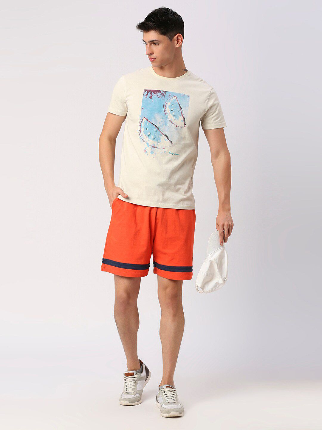 Being Human Graphic Printed Round Neck Short Sleeves T-shirt