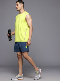 HRX by Hrithik Roshan Men Typography Printed Rapid-Dry Running Sports Shorts