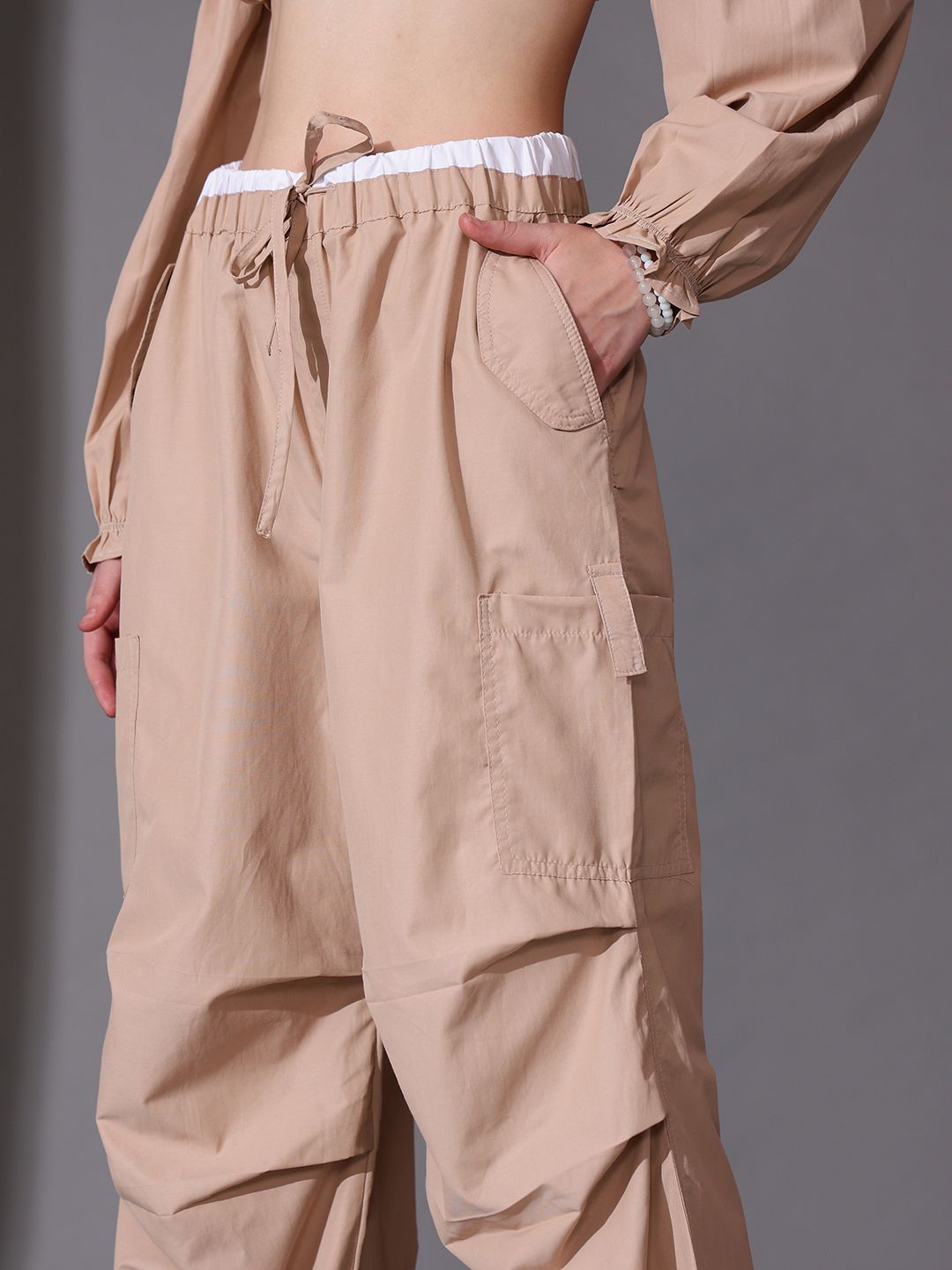 STREET 9 Women Cotton Loose Fit Trousers