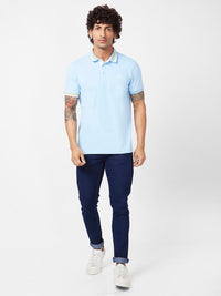 SPYKAR Polo Collar Cotton Slim Fit T-shirt