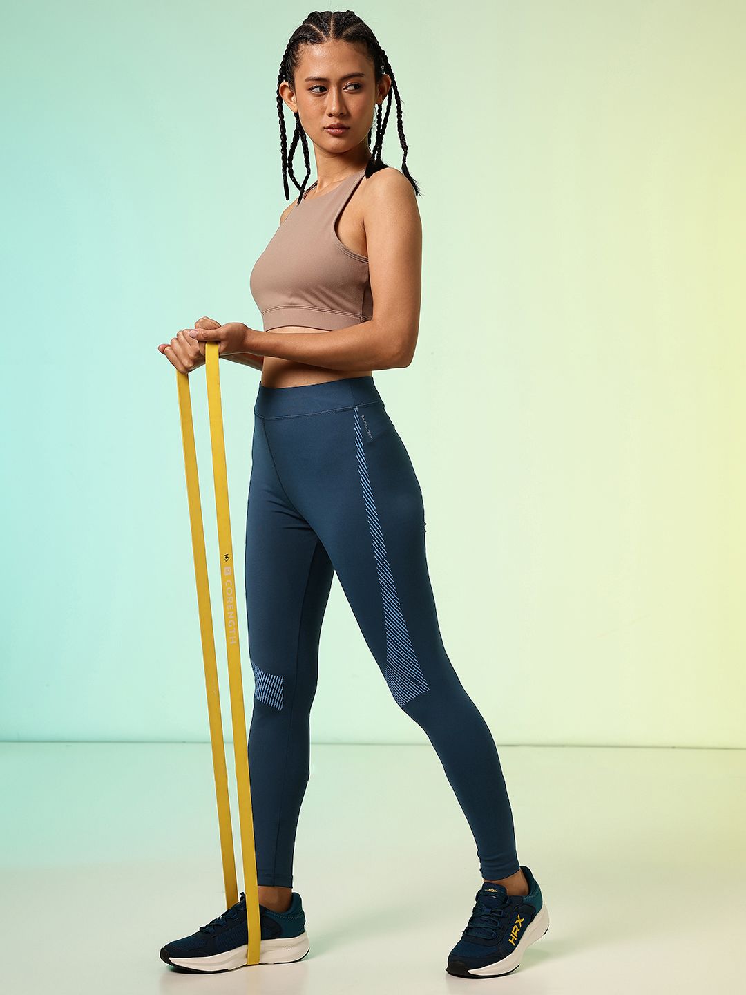 HRX by Hrithik Roshan Women Printed Rapid-Dry Training Tights