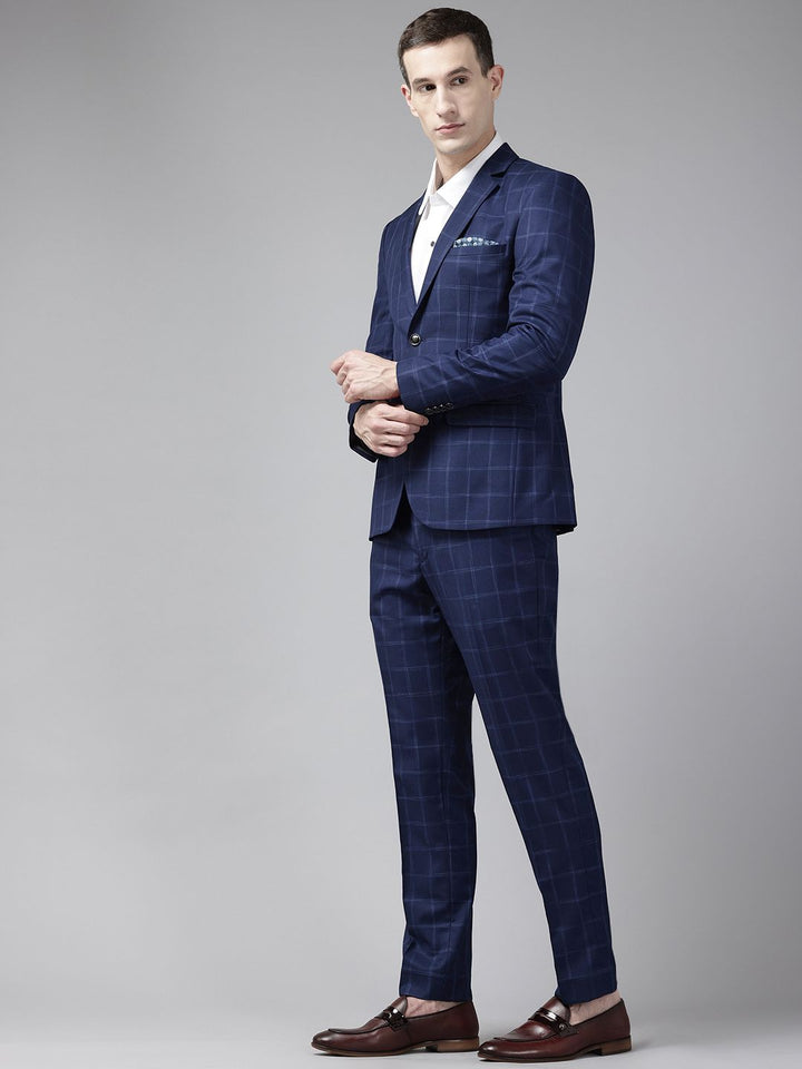 Park Avenue Neo Fit 2-Piece Checked Formal Suit