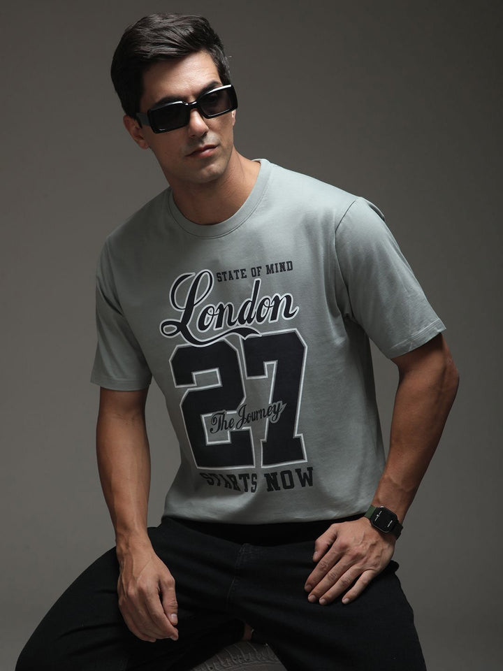 DILLINGER Men Oversized Short Sleeve Printed Tshirt