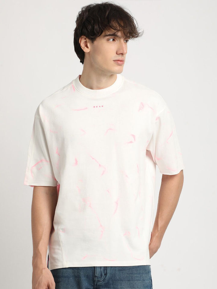 THE BEAR HOUSE Tie & Dye Pure Cotton Oversized T-shirt