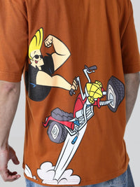 The Indian Garage Co Men Printed Applique Boxy T-shirt
