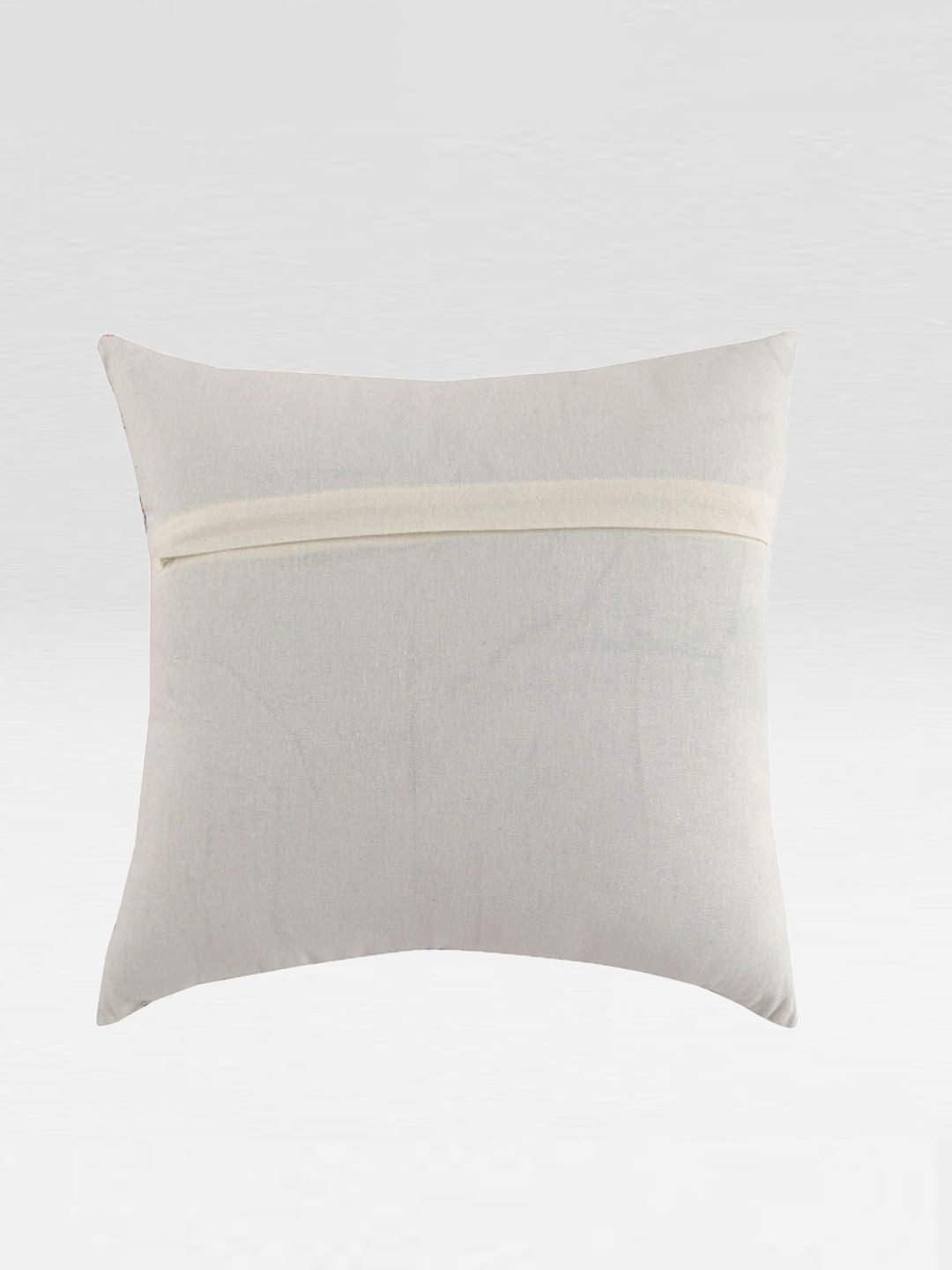 STITCHNEST Green & White Set of 5 Floral Square Cushion Covers