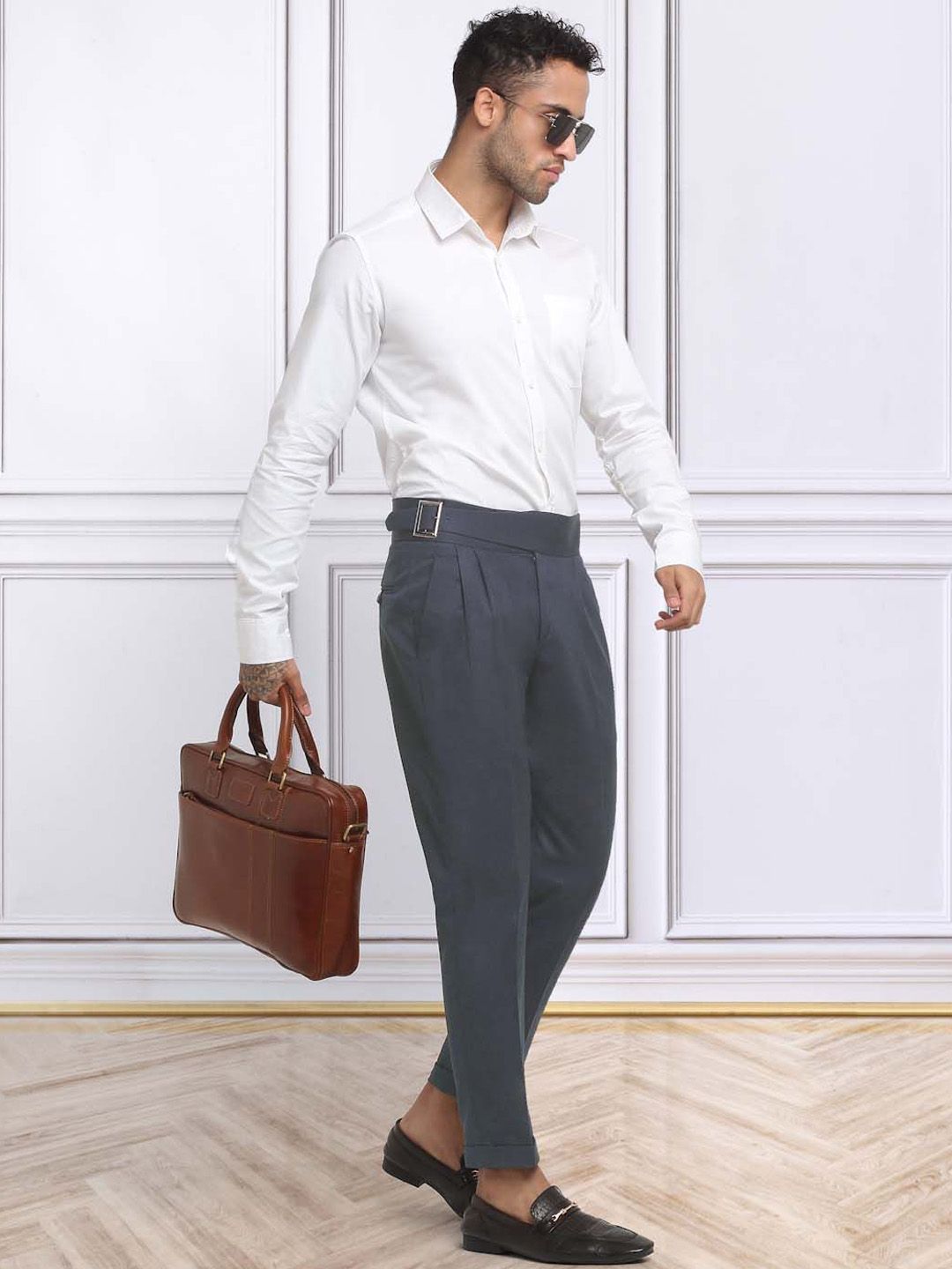 KLOTTHE Men Italian Gurkha Pants