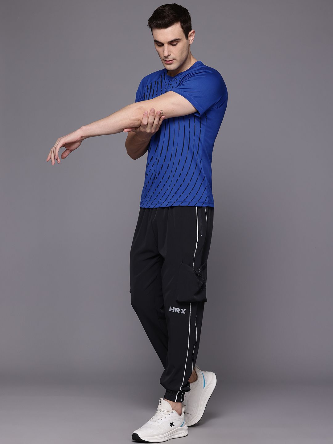 HRX by Hrithik Roshan Printed Rapid-Dry Training T-shirt