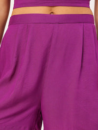DressBerry Urban Glow Crop Co-Ords with Printed Shrug