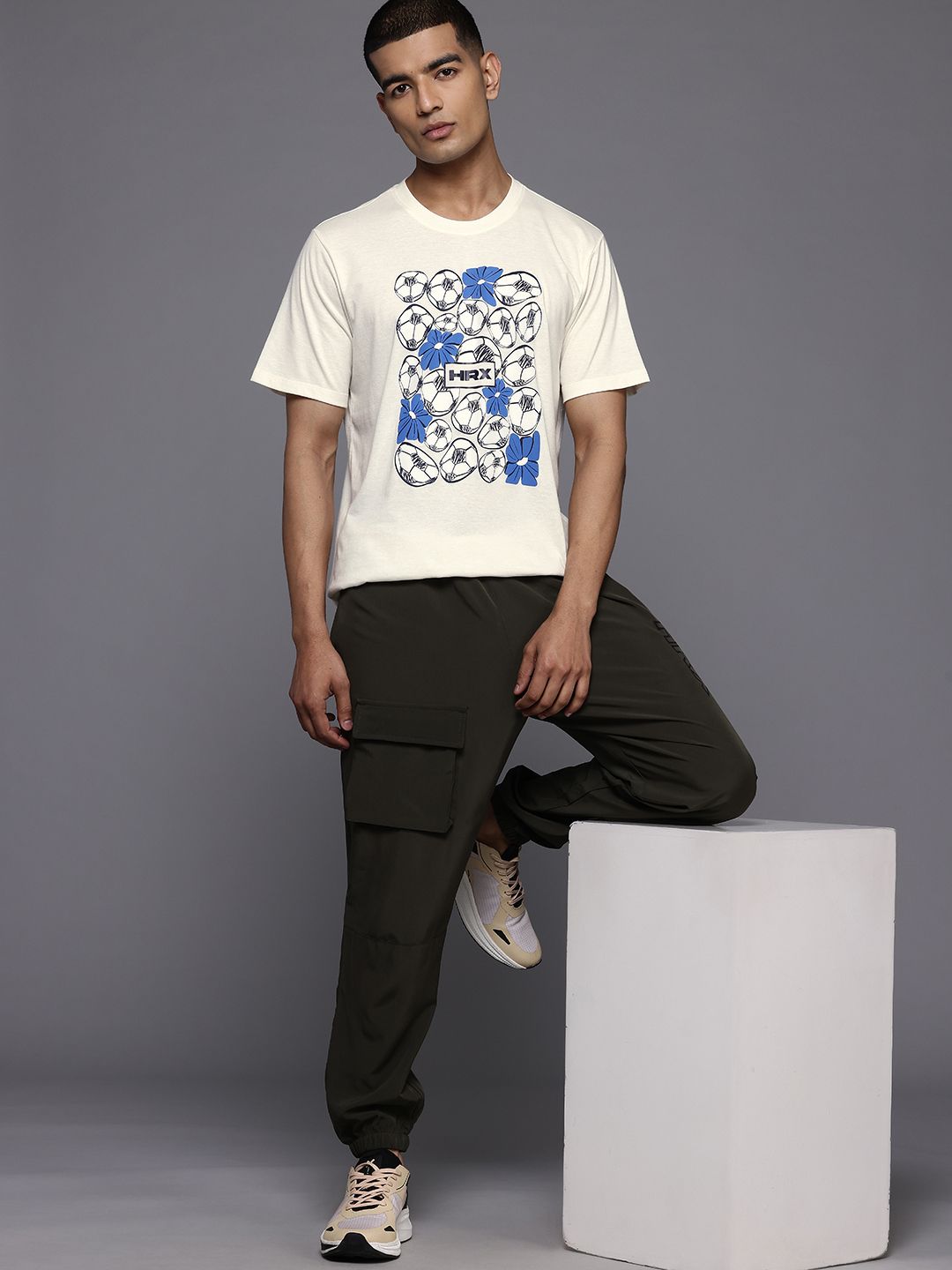 HRX by Hrithik Roshan Men Printed Lifestyle T-shirt