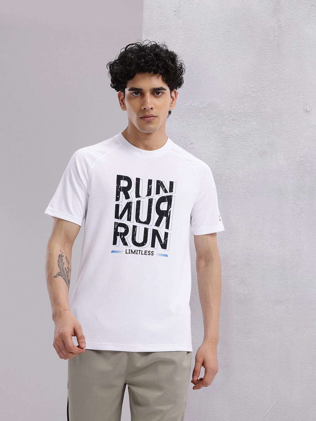 HRX by Hrithik Roshan Typography Printed Running T-shirt