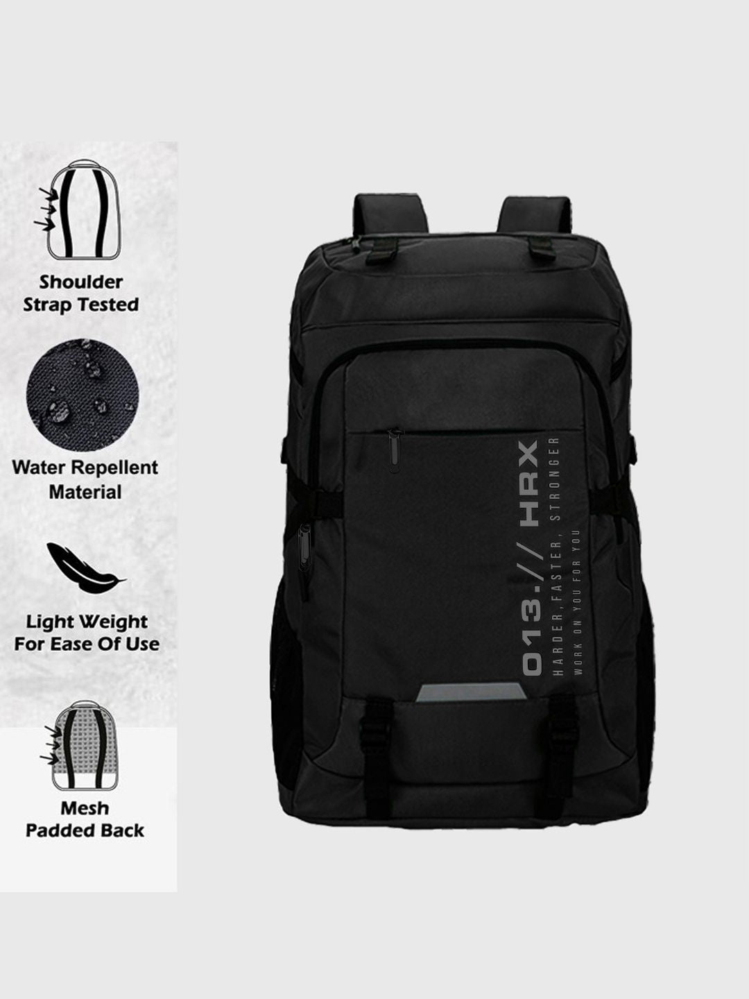 HRX by Hrithik Roshan Unisex Brand Logo Backpack