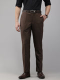 Park Avenue Men Checked Formal Trousers