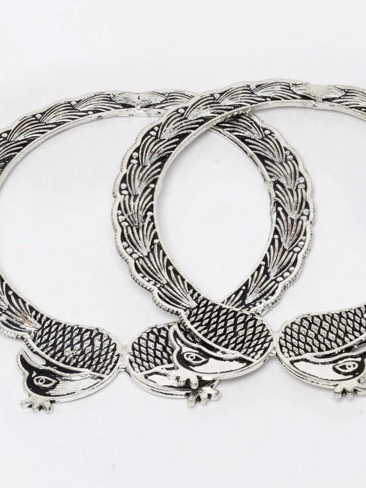 Set PANASH 2 Gelang Beroksida Bersalut Perak